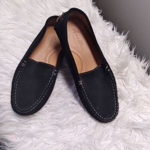 Black Suede driving moccasins